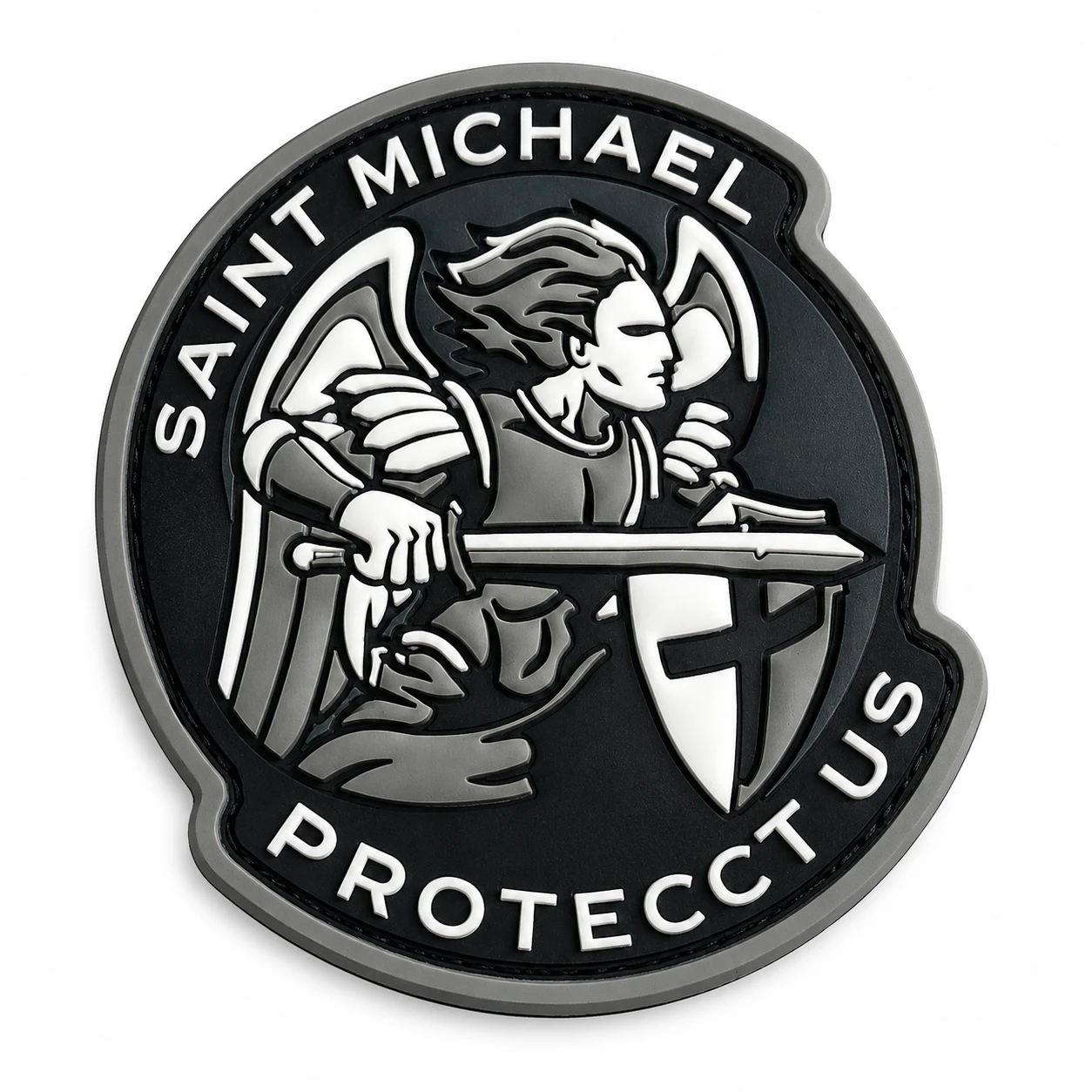 3D PVC Saint Michael Patch