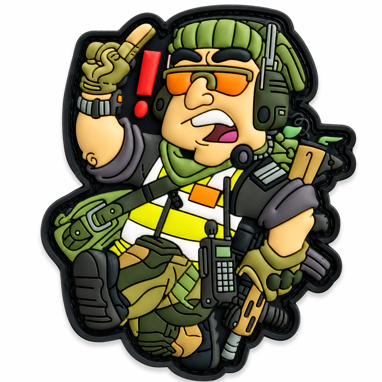 3D PVC Soldier Patch