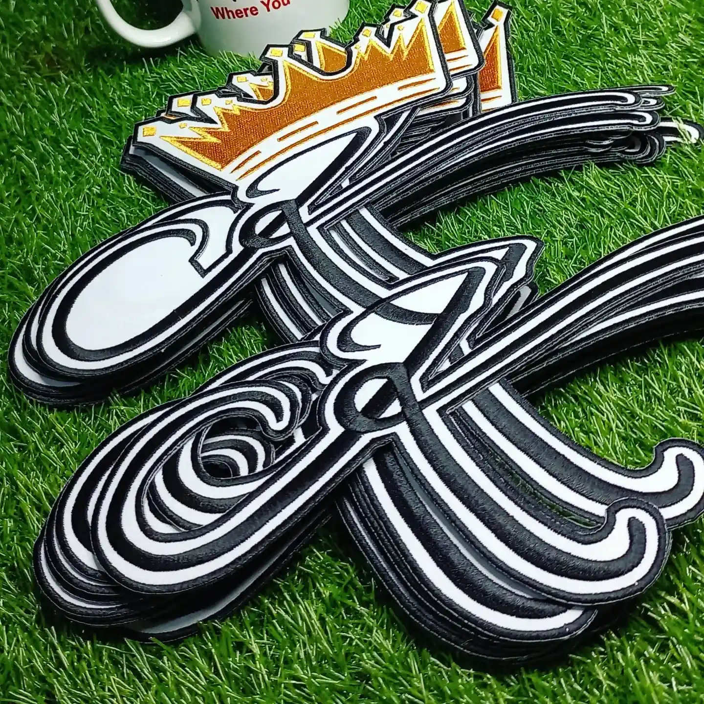 3D Puff Embroidered Patches