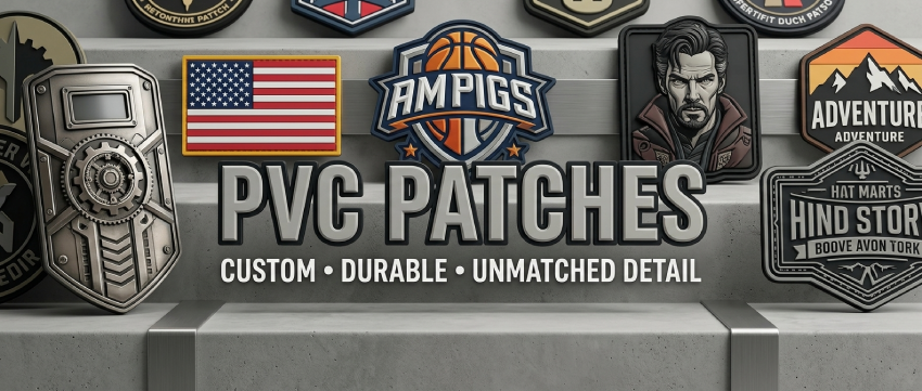 PVC patches offer a flexible, waterproof solution to brand rugged outdoor and tactical gear.