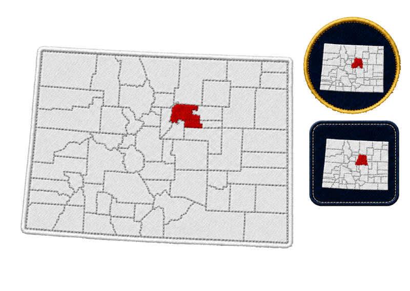 Colorado Location Patch Map