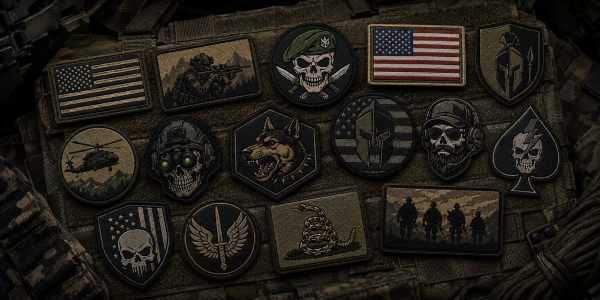Types of custom Velcro patches used in military & tactical gear