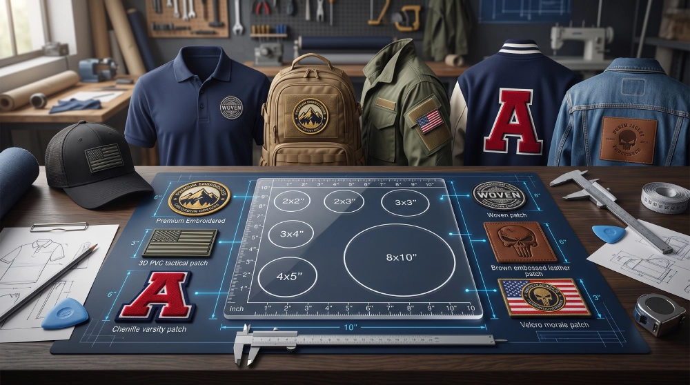 Custom Patch Size Guide: Types, Garments & Placement