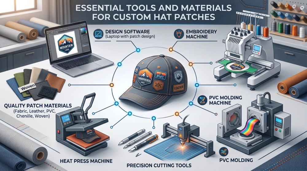 Essential Tools and Materials for Custom Hat Patches