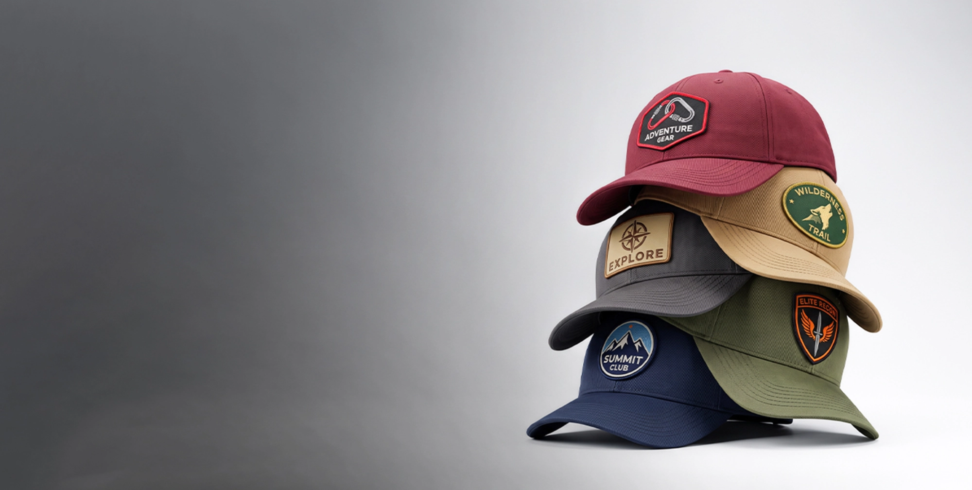 Patches Studio Main Banner Image Patches for Caps & Hats