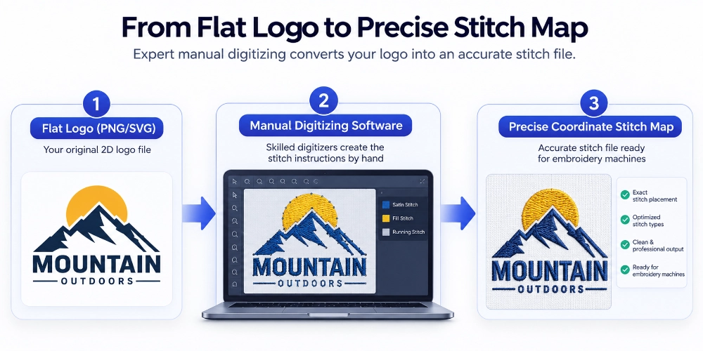 he Digital Blueprint: Software, Micro-Stitches, and Technical Precision