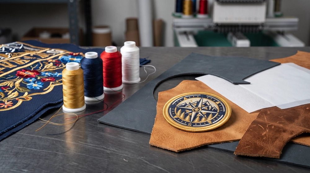 Materials Used for Custom Name Patches